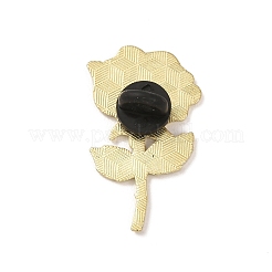 Rose Flower Enamel Pins&nbsp;JEWB-F045-02G