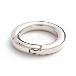 変色防止304ステンレススチールスプリングゲートリング  Oリング  ステンレス鋼色  6ゲージ  25.5x4mm  内径：17.5mm&nbsp;STAS-I133-14C