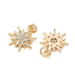 SHEGRACE Brass Clear Cubic Zirconia Pendants&nbsp;XGRQ3K123-534G