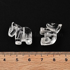 Chinese Zodiac Natural Quartz Crystal Carved Beads&nbsp;G-D300-01F