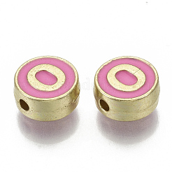 Alloy Enamel Beads&nbsp;ENAM-S122-028O-NR