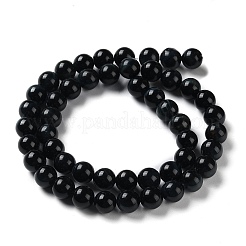 天然石タイガーアイビーズ連売り  ラウンド  8mm  穴：1.2mm  約49個/連  15.08''（38.3センチメートル）&nbsp;G-D083-A01-01