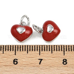 Brass Enamel Charms&nbsp;KK-H078-25P