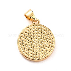 Brass Enamel Pendants&nbsp;KK-P209-03G-02-RS