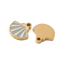 304 Stainless Steel Enamel Charms&nbsp;STAS-Z139-05G-03