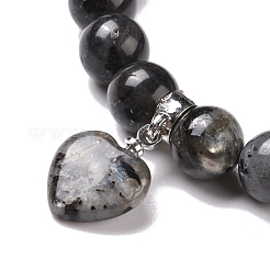 Natural Labradorite Stretch Bracelets&nbsp;BJEW-K164-B08