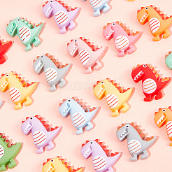 80Pcs 10 Colors Opaque Resin Cabochons&nbsp;RESI-AR0001-18