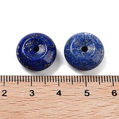 天然石ラピスラズリビーズ  ロンデル  15x7mm  穴：2mm&nbsp;G-A222-01D