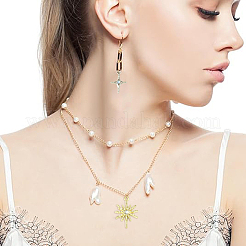 30Pcs 6 Styles Alloy & Resin Pendants Sets&nbsp;FIND-FS0004-90