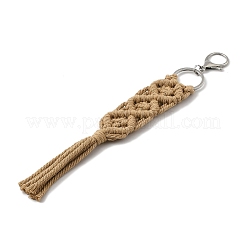 Handmade Macrame Nylon Thread Pendant Decorations&nbsp;HJEW-P019-05P-06