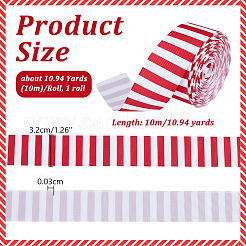 1 Roll Polyester Stripe Ribbon&nbsp;OCOR-PH0006-09A