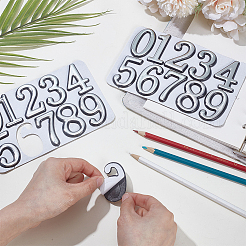10Pcs ABS Plastic Stickers&nbsp;DIY-SP0007-95A