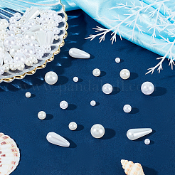 706Pcs ABS Plastic Imitation Pearl Beads&nbsp;OACR-PH0001-84
