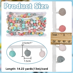13M Polyester Hair Ball Ribbon&nbsp;OCOR-PH0007-21A