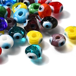 Handmade Evil Eye Lampwork Beads&nbsp;LAMP-F021-01