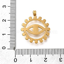 304 Stainless Steel Pendants&nbsp;STAS-R159-56G-02