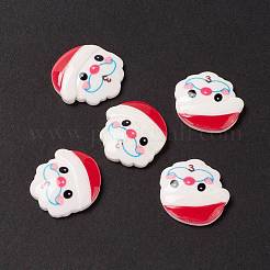 Christmas Themed Opaque Resin Cabochons&nbsp;CRES-P022-03