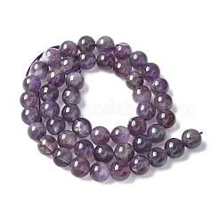 Natural Amethyst Beads Strands&nbsp;G-M445-8MM-01B