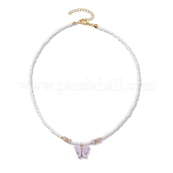 Glass Beads Necklaces&nbsp;NJEW-JN04725