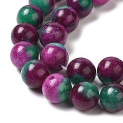 Natural Dyed White Jade Beads Strands&nbsp;G-M402-C04-05