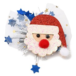Chistmas Theme Felt & Gauze Alligator Hair Clips&nbsp;PHAR-F019-02