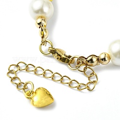 Glass Imitation Pearl Beaded Bracelets for Women&nbsp;BJEW-JB10034-01