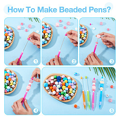 9Pcs 9 Colors Plastic Mechanical Pencil&nbsp;OFST-TA0001-01