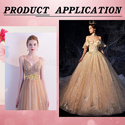 3D Flower Shape Polyester Embroidery Applqiues&nbsp;PATC-WH0012-26