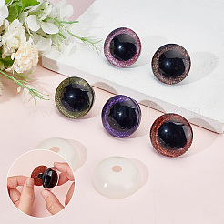 10 Sets 5 Colors Plastic Craft Eyes&nbsp;KY-OC0001-27B