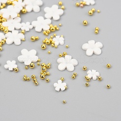Flower Plastic Cabochons Nail&nbsp;X-MRMJ-I001-03D