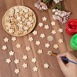 100Pcs Unfinished Maple Wood Beads&nbsp;WOOD-PA0001-66