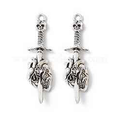 Tibetan Style Alloy Pendants&nbsp;PALLOY-B011-02AS