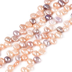 Natural Cultured Freshwater Pearl Beads Strands&nbsp;PEAR-N014-04P
