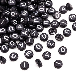500Pcs 5 Style Opaque Acrylic Beads&nbsp;SACR-TA0001-16