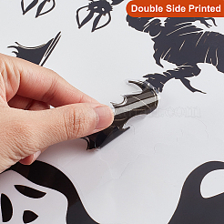 Halloween Theme Waterproof PVC Plastic Self Adhesive Sticker Decorations&nbsp;DIY-WH0304-173