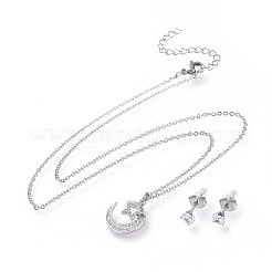 304 Stainless Steel Jewelry Sets&nbsp;SJEW-F211-02-P