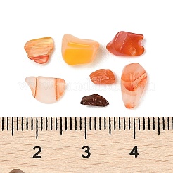 パンダホール天然瑪瑙チップビーズ  穴なし/ドリルなし  3x5〜3.5mmX  12500個/ 1000g&nbsp;G-M055-03