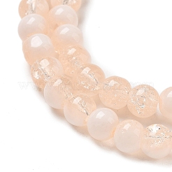 Crackle Glass Beads&nbsp;X1-GLAA-U001-6mm-05