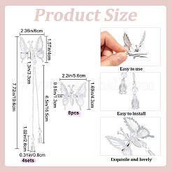 2 Style Iron Alligator Hair Clips&nbsp;PHAR-CP0001-04