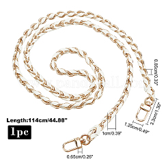 PU Leather & Alloy Bag Chain&nbsp;FIND-WH0040-16B