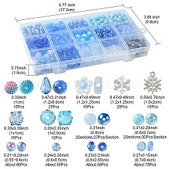 Mixed Styles Transparent Acrylic Beads&nbsp;MACR-FS0001-60