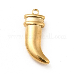 Ion Plating(IP) 304 Stainless Steel Pendant Cabochons Settings&nbsp;STAS-P312-17G