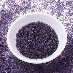 MIYUKIデリカビーズ  シリンダー  日本製シードビーズ  11/0  （db1105)透明光アメジスト  1.3x1.6mm  穴：0.8mm  約2000個/10g&nbsp;X-SEED-J020-DB1105