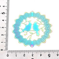 201 Stainless Steel 3D Rotating Hanging Wind Spinner&nbsp;STAS-T064-97