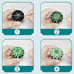 DIY Embroidery Temari Ball Kits&nbsp;DIY-I064-B02