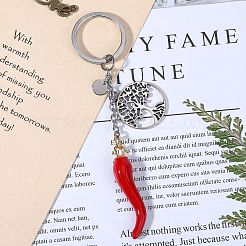 304 Stainless Steel Enamel Keychain&nbsp;KEYC-SW00010