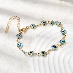 Brass Link Bracelest for Women&nbsp;BJEW-K298-02G