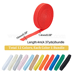 48M 12 Colors Polyester Elastic Cords&nbsp;OCOR-PH0002-21