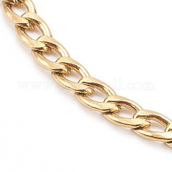 304 Stainless Steel Curb Chain Bracelets&nbsp;BJEW-JB06054-01