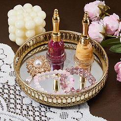 Iron with Glass Cake Stand&nbsp;AJEW-WH0609-469A
